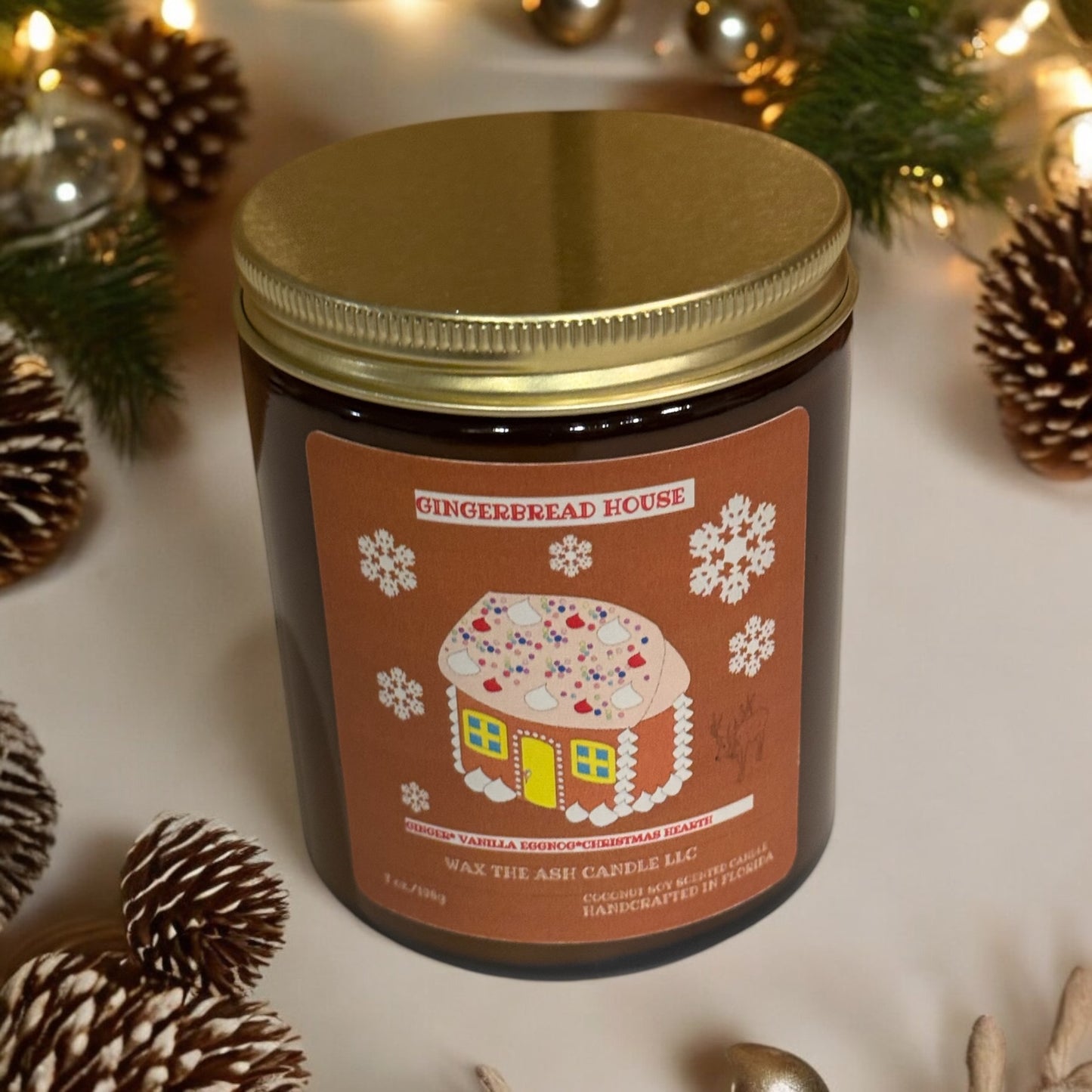 GINGERBREAD HOUSE CANDLE