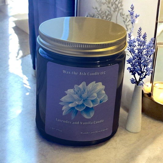 LAVENDER AND VANILLA CANDLE