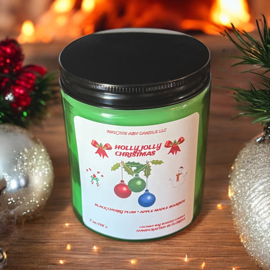 HOLLY JOLLY CHRISTMAS CANDLE